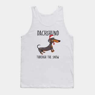 Dachshund Sausage Dog Christmas Tank Top